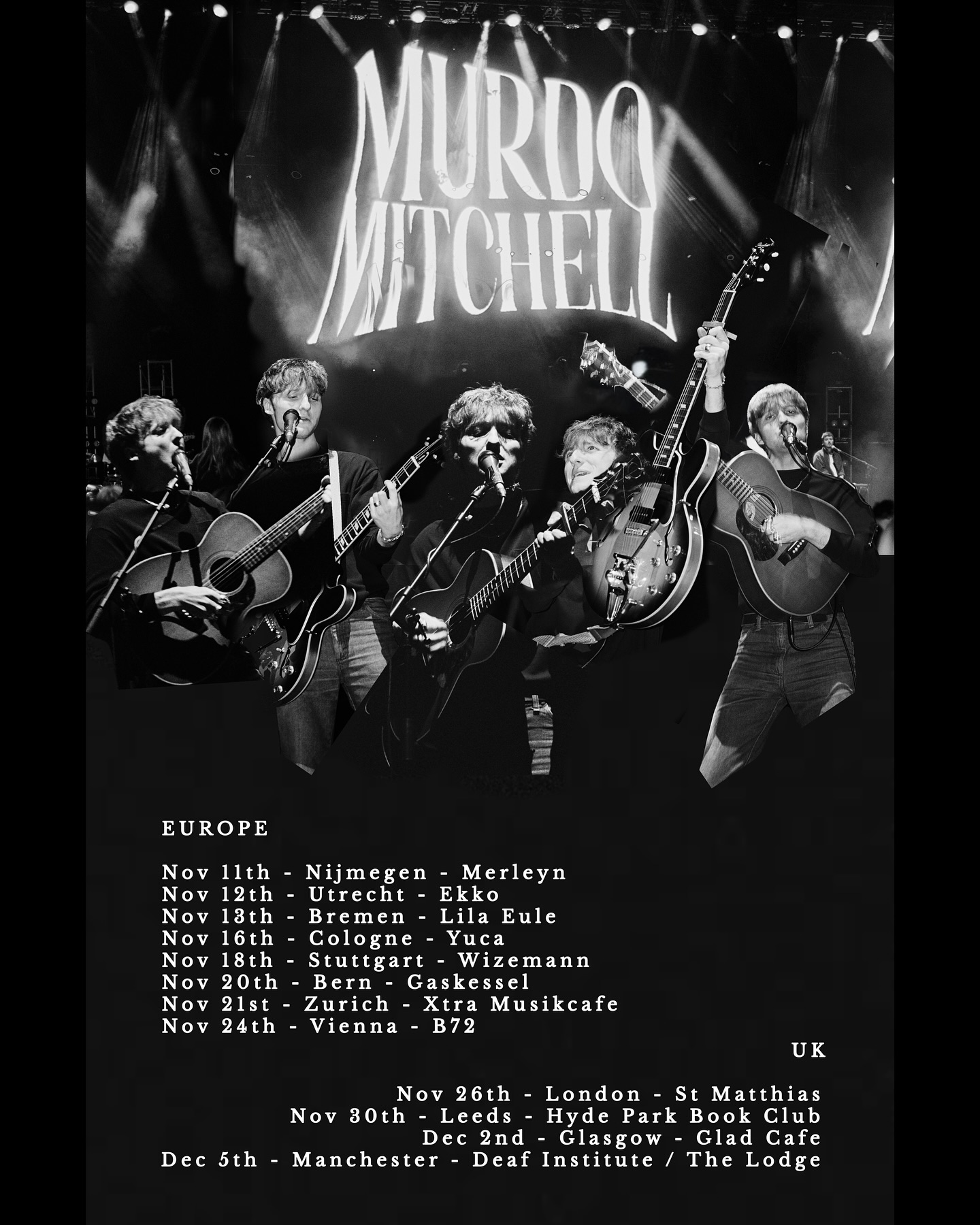 Murdo Mitchell The Roadtrip Tour Poster 2025